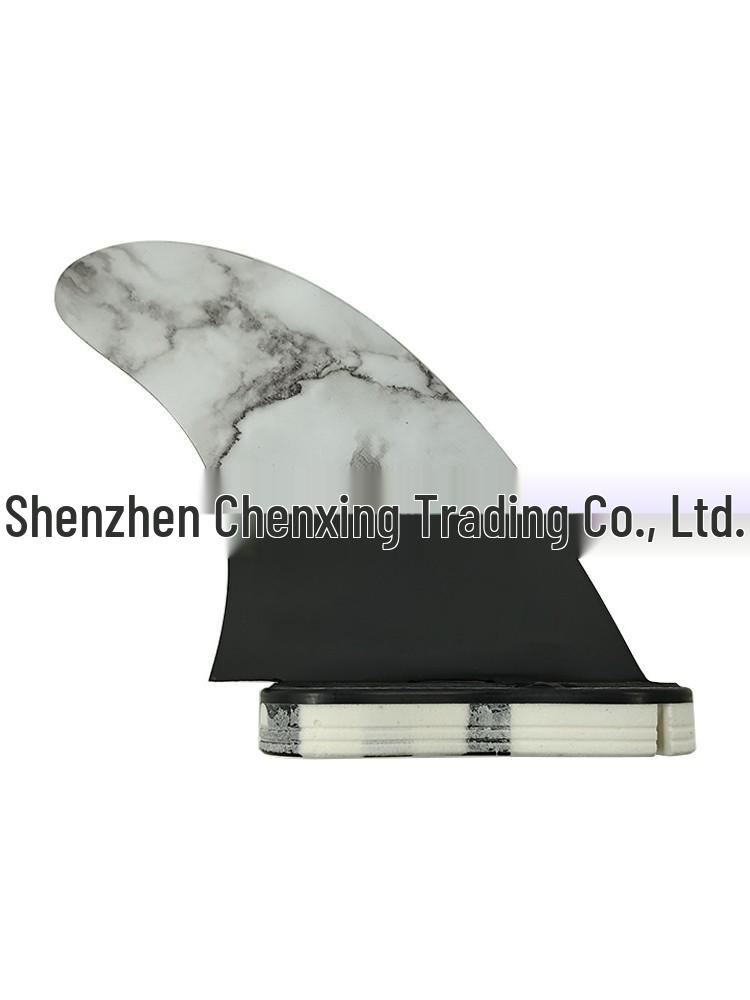 Marble Pattern Double Tab Tail Fin Surfboard Accessory for FCS2