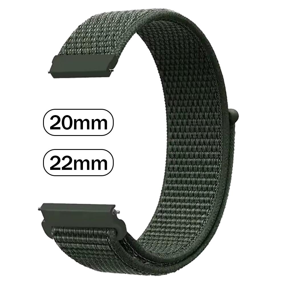 2Pcs 20mm 22mm Nylon Loop Strap For Huawei Watch 5 46mm 4pro Buds GT6 PRO GT6 GT5 Runner Sports Bracelet Braided Breathable Band