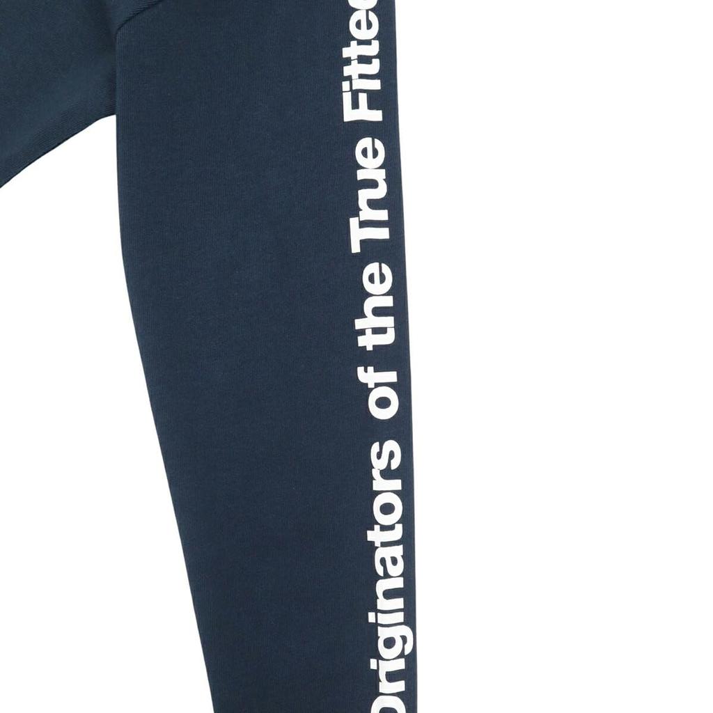 New Era Long Sleeve with Sleeve ONSPOTZ Medium Size 150 Youth Cotton Originators of the True Fitted Kids' T-Shirt Logo, Exclusive, Navy/White, L/S