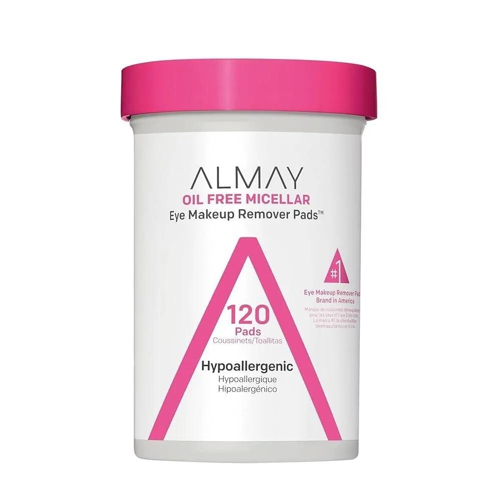 Almay Biodegradable Oil-Free Micellar Eye Makeup Remover Pads 80 Sheets