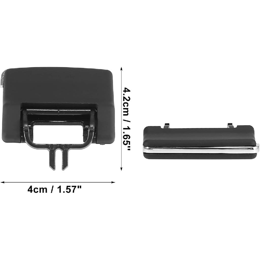 ACROPIX Front Left Right AC Vent Air Conditioning Vent Outlet Tab Clips Fit for Mercedes Benz GL450 ML350 ML550 - Pack of 4 Black