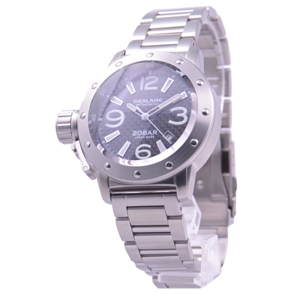 

SEALANE Чоловічий SEJ010-MBK (Серія SEJ010 з автоматичним заводом для чоловіків) Круглий годинник срібний