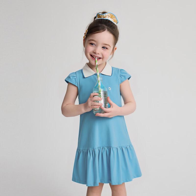 Deesha Girls' Sweet Academy Ruffle Hem Dress