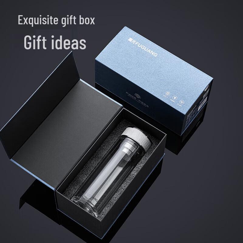 FUGUANG Rhythmic Double-Wall Glass Cup