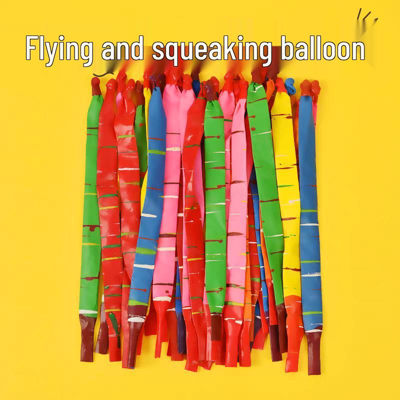 

Flying Farting Rocket Balloon: Noisy, Fun Outdoor Toy & Birthday Decoration for Kids 1.5g rocket balloons, 100 pieces