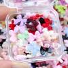 1Box Mixed Ribbon Bow Nail Charm Resin Cartoon Nails Decoration Nail Art Diy Nails Accessories Stereoscopic