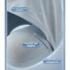 Foldable Design U-Shaped Neck Pillow Breathable Fabric Hooded Neckrest Pad  Office Napping