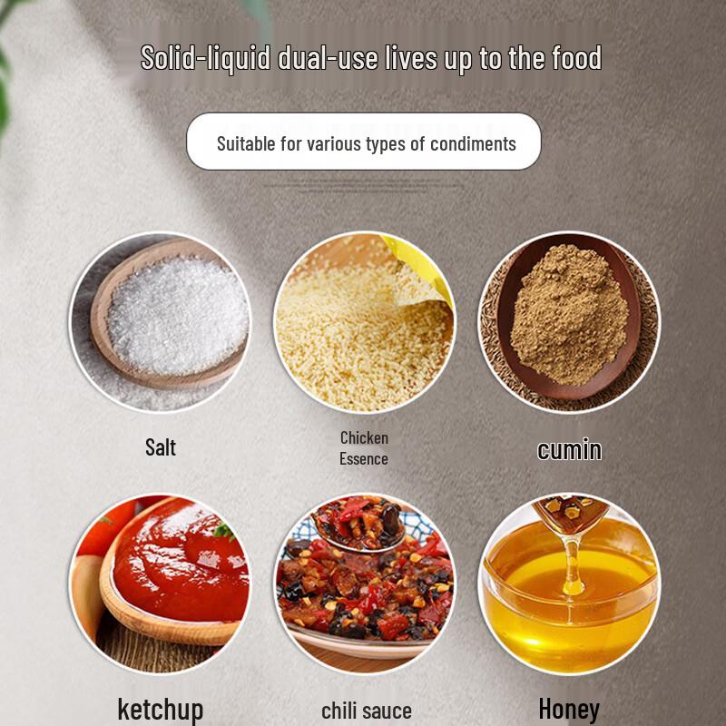 Xingfang Glass Spoon Lid Seasoning Jars