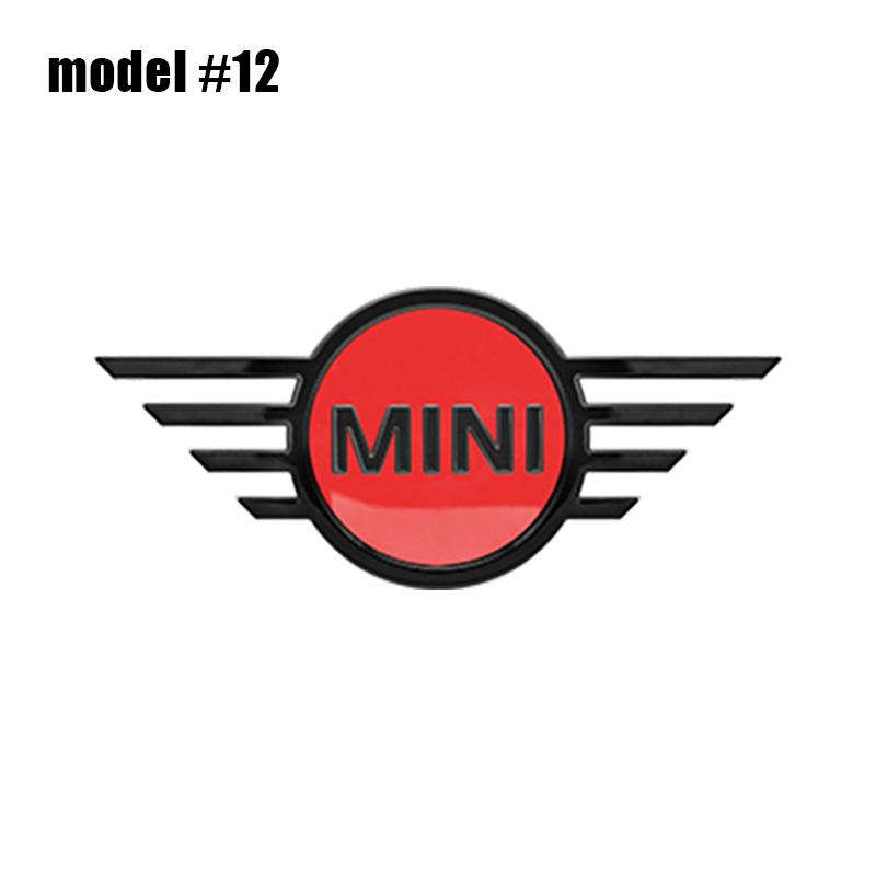 

ABS Car Front Hood Emblem Rear Trunk Badge Sticker For Mini Cooper JCW Works R56 R50 F54 F55 F56 F57 F60 R52 R53 R55 Accessories 11.6cmX5.3cm