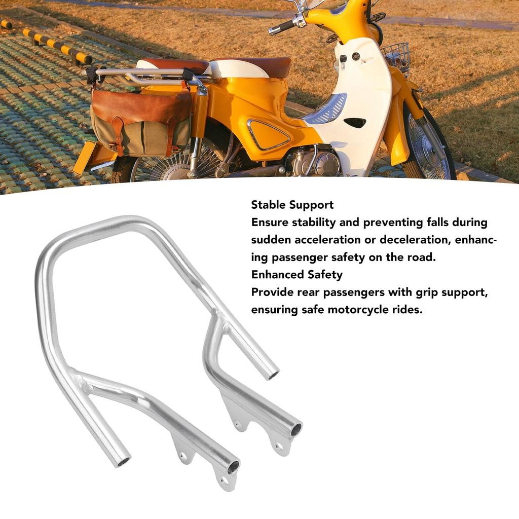Tandem Grip Motorcycle Rear Passenger Grab Bar Tandem Bar Grab Bar Rear Passenger Handrail Grab Bar Aluminum Alloy Diameter inches Easy Installation