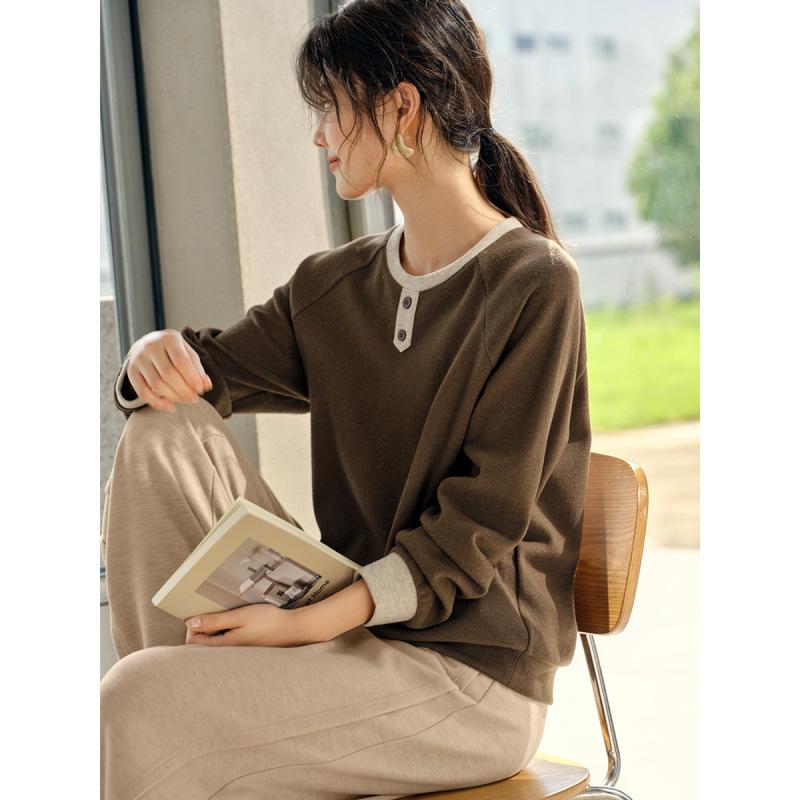 

Wool Sweater Women s Autumn New Loose Casual Sports Top 2XL