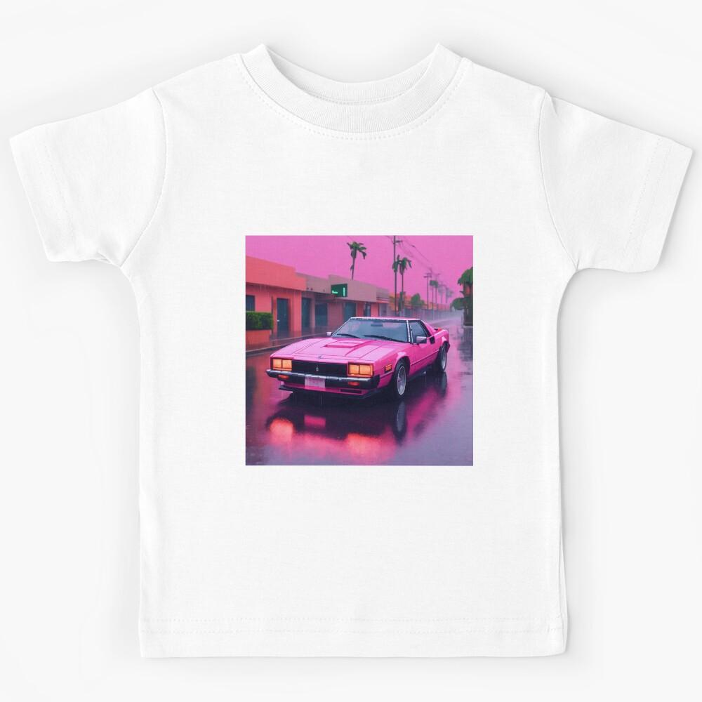 Pink Car Kids T-Shirt 160