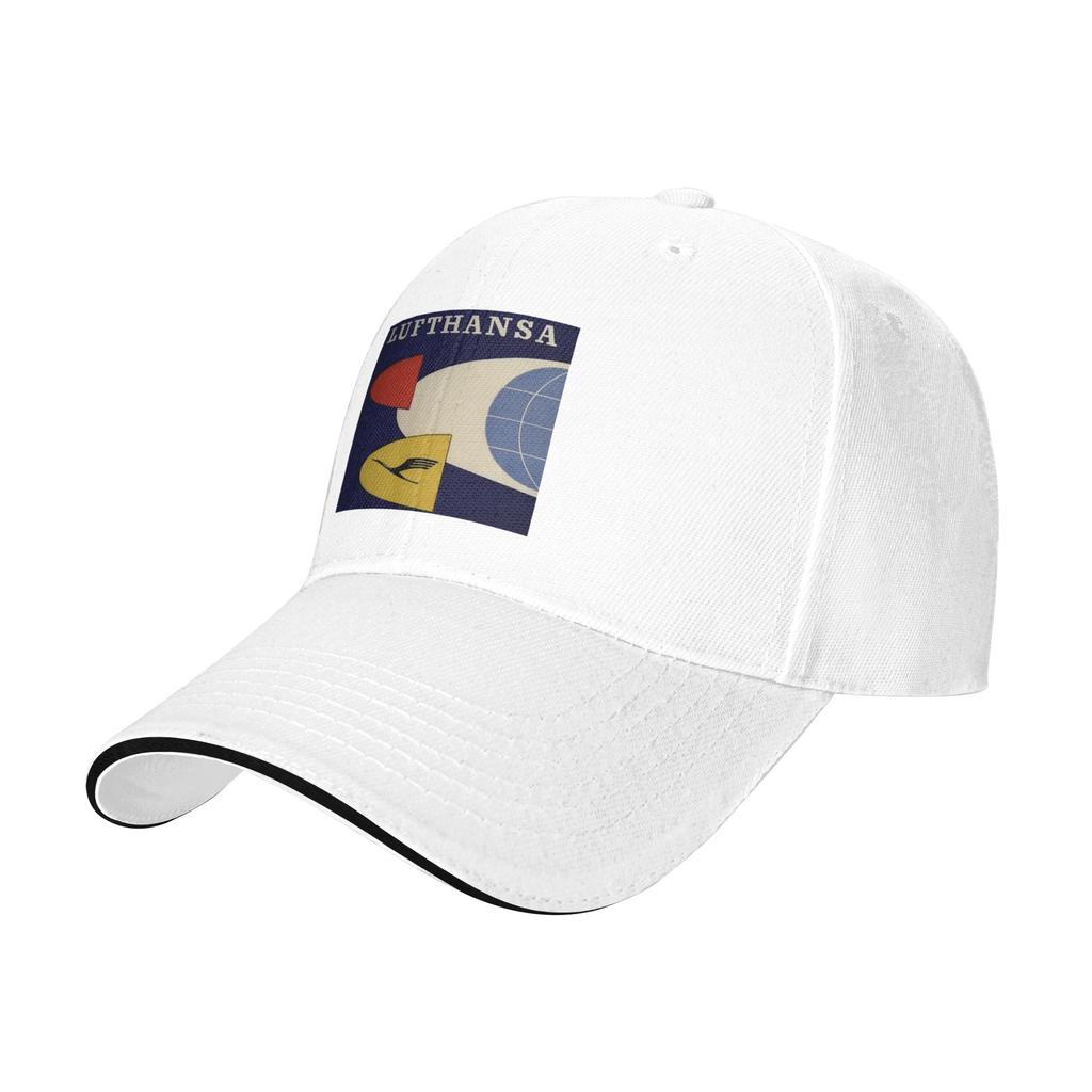 Deutsche Lufthansa Vintage Cap Casual Baseball Caps Adjustable Hat Hip Hop Summer Unisex Baseball Hats Customizable