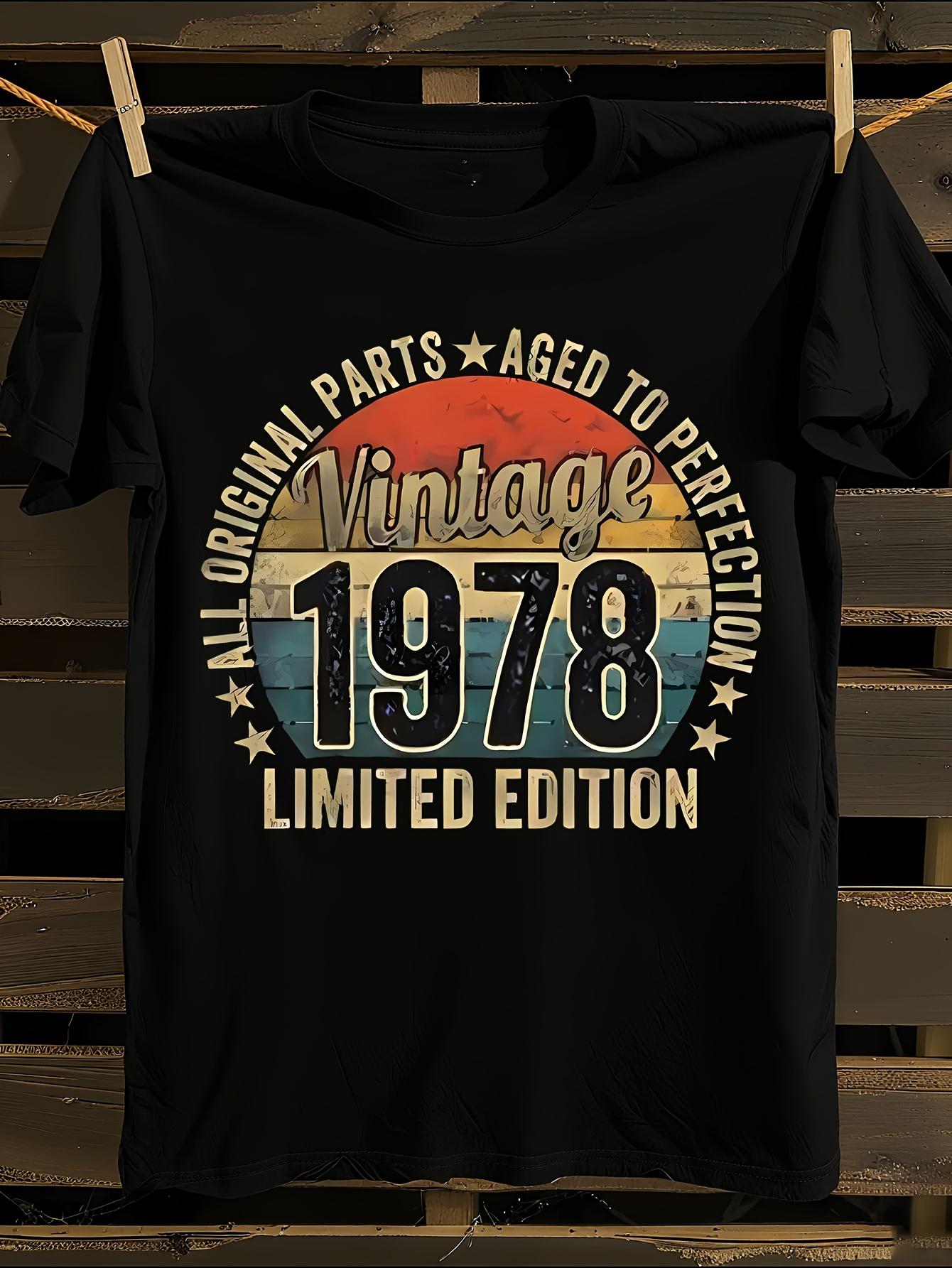 Vintage Tshirt Vintage 1978 Limited Edition Tshirt L