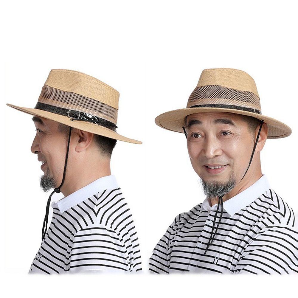 Mesh Sun Hat Breathable Straw Hat New Cowgirl Cap Outdoor
