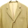 Hermes Made In Italy SUPER 100’s Tailored Jacket 50 Yellow Beige Blazer Men's Used