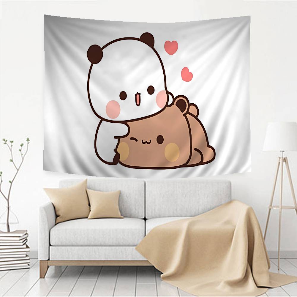 Cartoon Cute BBubu DDudu Colorful Tapestry Wall Hanging Cheap Hippi Bohemian Wall Tapestries Mandala Wall Hanging Sheets