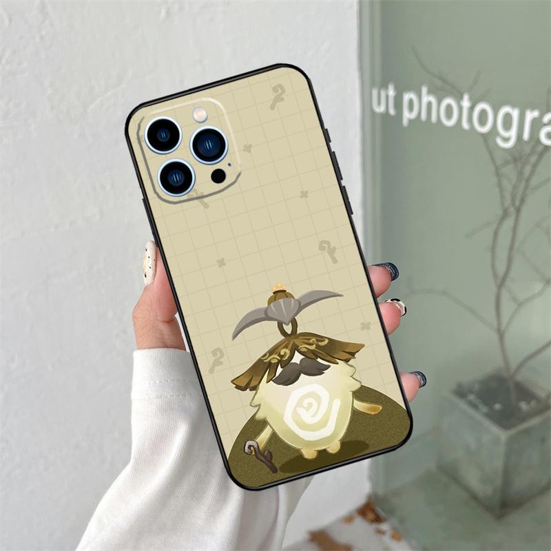 

Genshin Impact Aranara Silicone Soft Case For iPhone 17 Air 11 15 16 14 Pro Max 12 13 Mini 16 Plus 16e Back Cover iPhone 14 Pro
