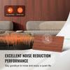 Wood Slat Acoustic Panels 8 PCS 96 X 6 Inch for Modern Wall Black Walnut