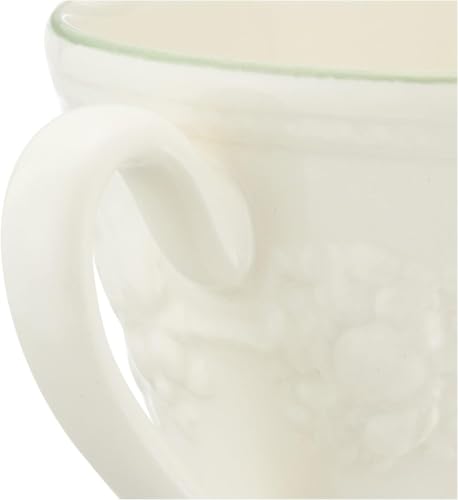 Wedgwood Festivity Raspberry Mugs, 350ml, Pair (Set of 2), Ceramic, Christmas Gift, Wedding Favor, Housewarming Gift, Official Brand Gift Packaging, A