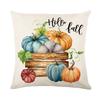 Pillowcover Autumn Pumpkin Pillow Cases Happy Harvest Thanksgiving Party Throw Cushion Case for Couch Sofa Outdoor Home Decor