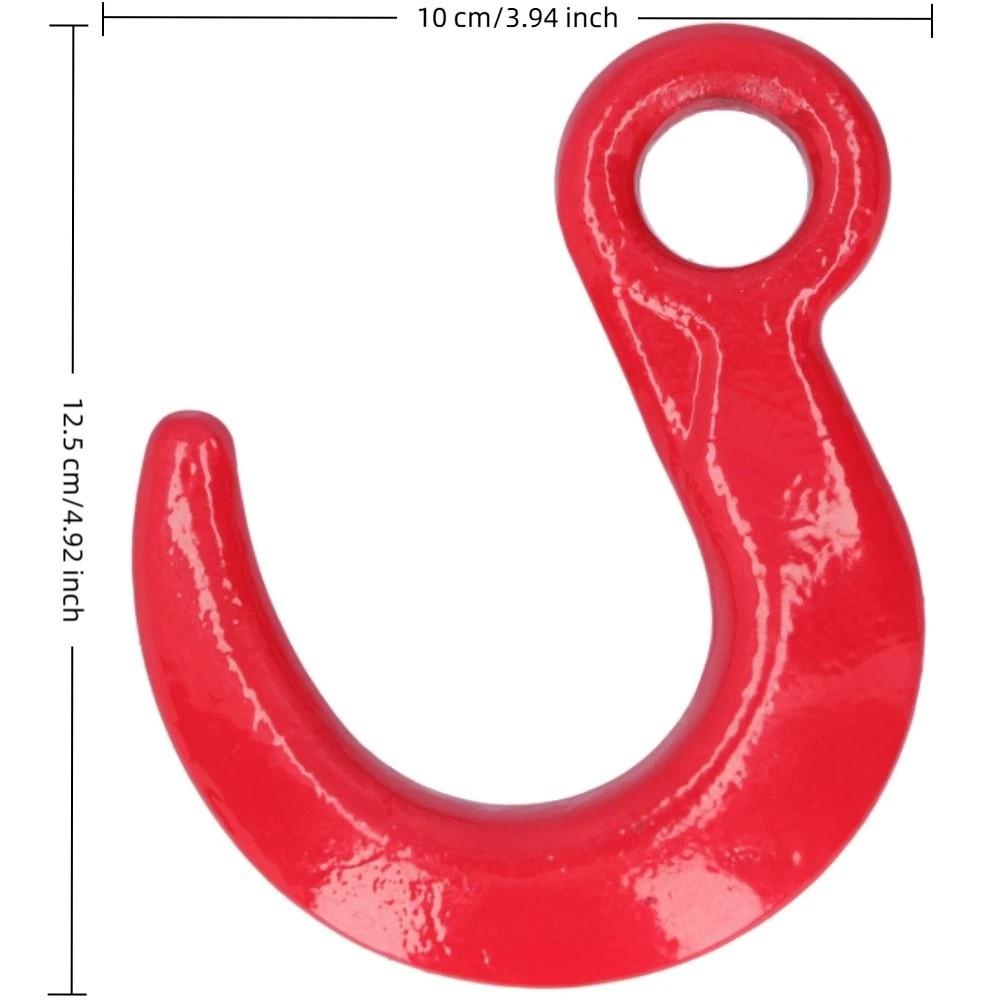 Gancio di Sollevamento in Acciaio Legato Capacità 6500lb Gancio di Imbracatura Gancio per Gru Sollevatore Sollevamento Pesante