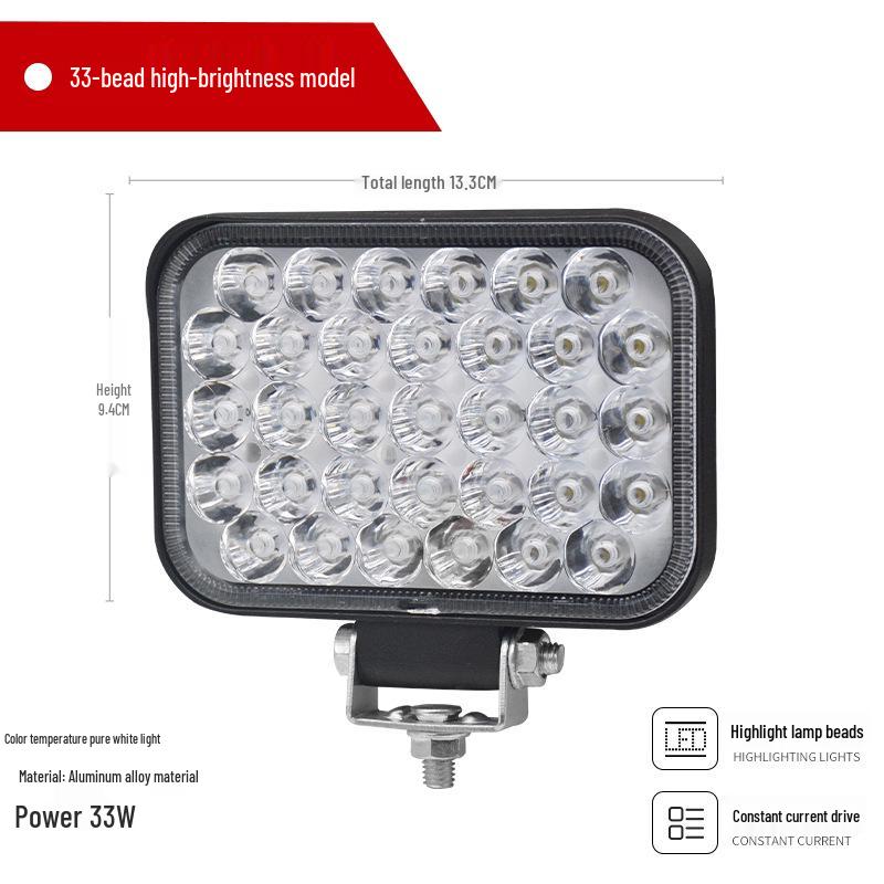 Super Bright Electric Motorcycle LED Headlight for Battery Car & Tricycle, 12V-60V