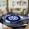 Borussia Dortmund Design Crystal Velvet Rug Soft Decorative Mat for Bedroom Entrance