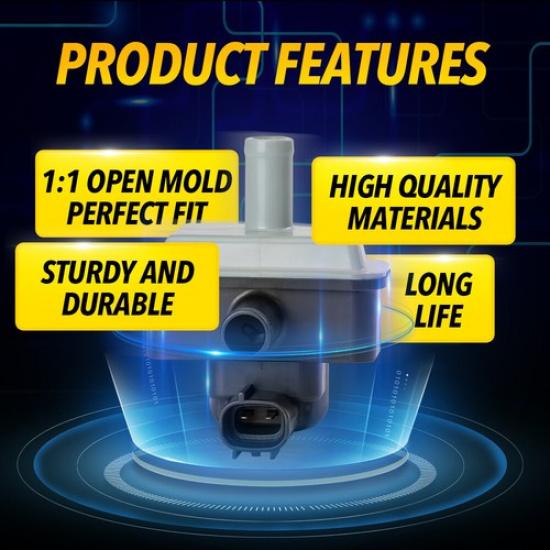 Vapor Canister Purge Solenoid Evap Vent Control Valve For Toyota Corolla 2014-18