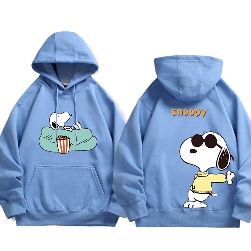 2025 MINISO Cute Snoopy Cartoon Anime Periphery Children's Hoodies In Spring and Autumn New Style Parent Child Clothing Hoodies