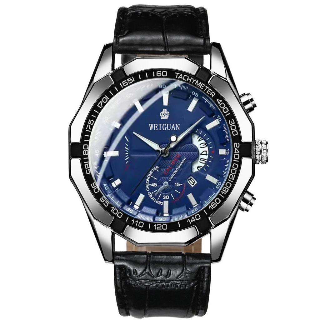 New Waterproof Luminous Men's Quartz Wristwatch - Trendy Korean Style, Fully Automatic, Domineering Design.