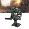 Hand Crank Siren Aluminium Alloy 110dB Loud Alarm       Siren Horns Alarm for Emergency