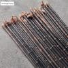 Natural Purple Bamboo Walking Cane for Seniors - Outdoor Mountaineering & Leisure