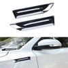 2Pcs Air Flow Fender Chrome Side Hood Vent Decoration