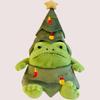 JELLYCAT Christmas Series Tree Rain Frog Cute Doll Plush Doll Sitting 26cm high