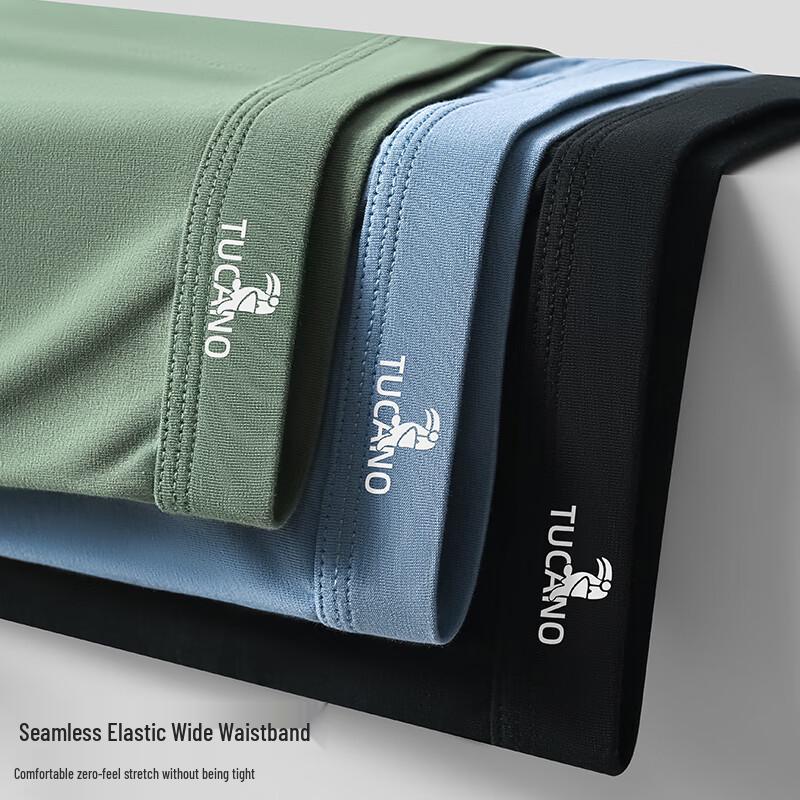 Woodpecker Men's 7A Antibacterial Cotton Boxer Briefs 4-Pack