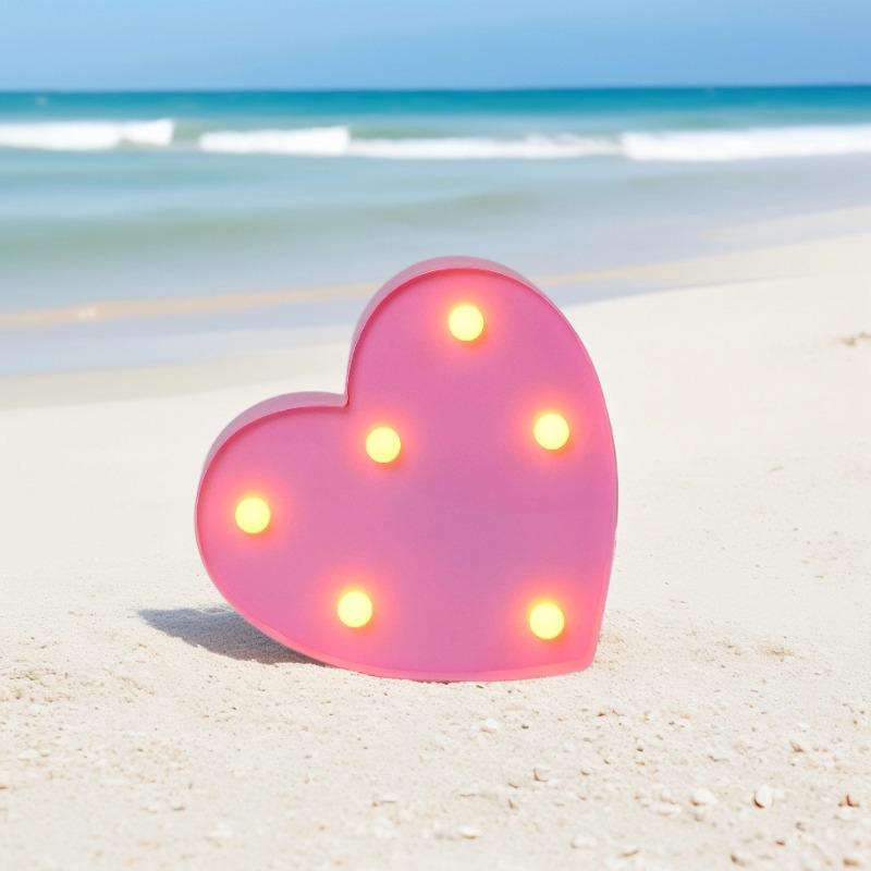 LED Luminous Letter and Number String Lights for Birthday, Proposal, and Event Décor