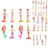 Captivating 8pcs Set Dolls Mermaids Action Figure Toys For Girls Ideal Gift