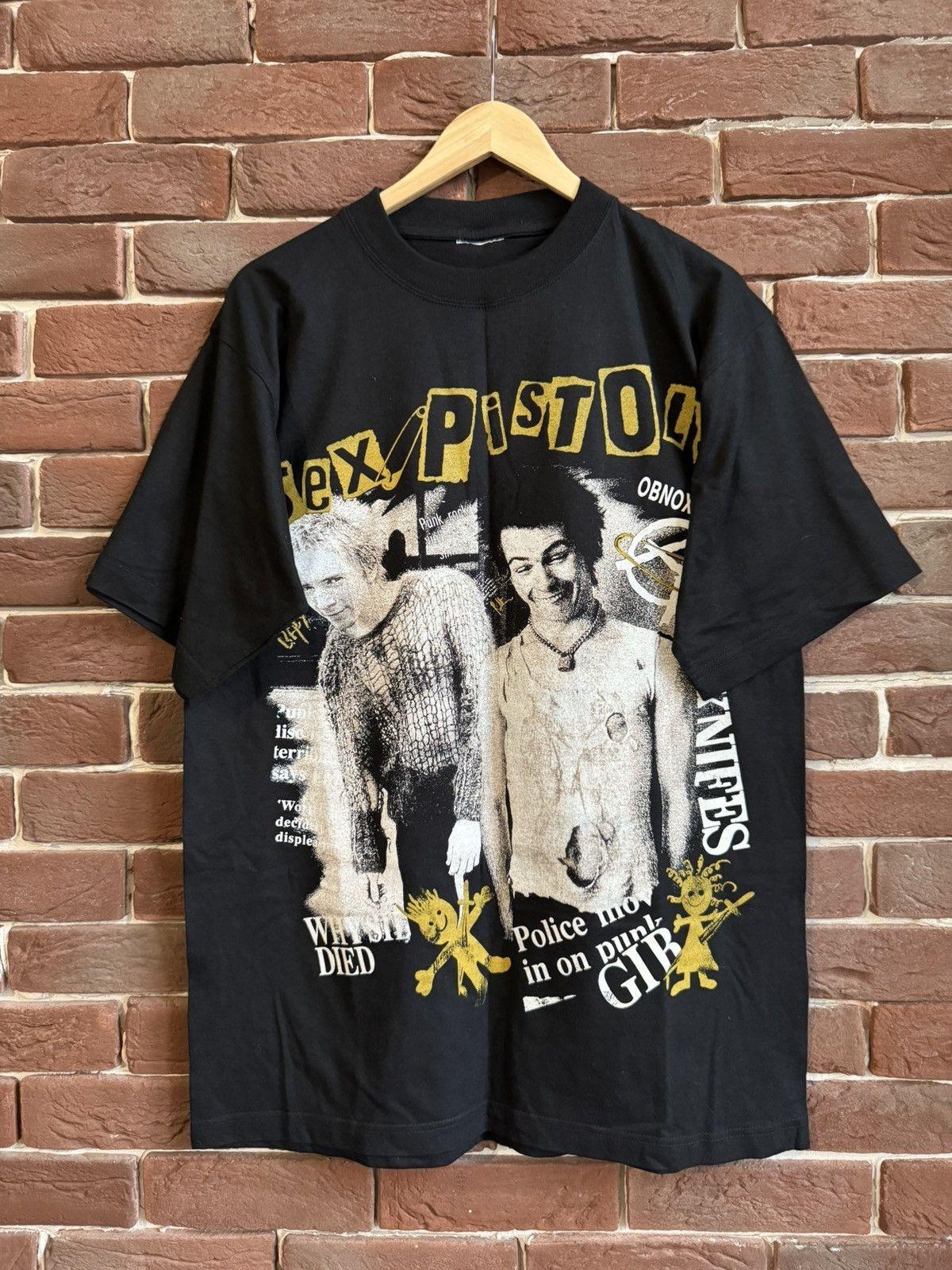 90s Sex Pistols Sid Vicious Vintage Punk Band Tshirt Grail Unisex T-Shirt XXL