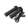 Paar 22mm 0,9in Motorrad Beheizte Lenkergriffe Intelligente Temperaturregelung Schwarz 12V 15‑35W