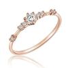 High-end Women's Ring Zircon Ring Delicate Japanese Ring