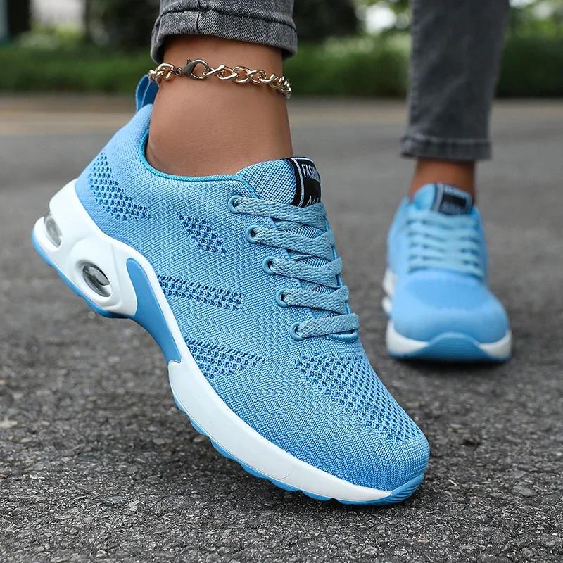 Women’s Running Sneakers Innovative Mesh Lightweight EVA Midsole Jogging Shoes Non - Slip Outdoor Fitness Women's Summer Shoes