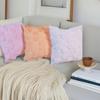 Pillowcase Plush Bowknot Office Sofa Headboard Pillow Cushion Pillowcase Waist