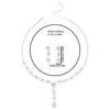 New Set of Exquisite Claw Chain Necklace and Exaggerated Earring Set, Two-piece Set with Water Droplet Necklace and Evening Accessories for Women