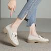 Two wear small leather shoes women's autumn and winter 2025 new women's shoes platform single shoes one pedal loafers