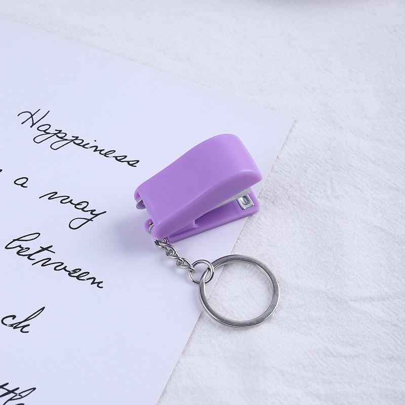 Portable Cute Children's Stapler - Cartoon Mini Keychain