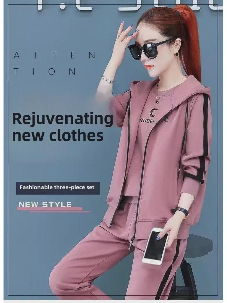 Women's Oversized 3-Piece Casual Suit with Vest & Sweater - Spring/Autumn 2023