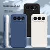 Honor 500Pro Liquid Silicone Anti-Drop Solid Color Phone Case