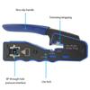 New RJ45 Crimp Tool Kit 8P Pass Through Crimping Tool Comfortable Handle Network Ethernet Cable Crimper Tool with Unshielded