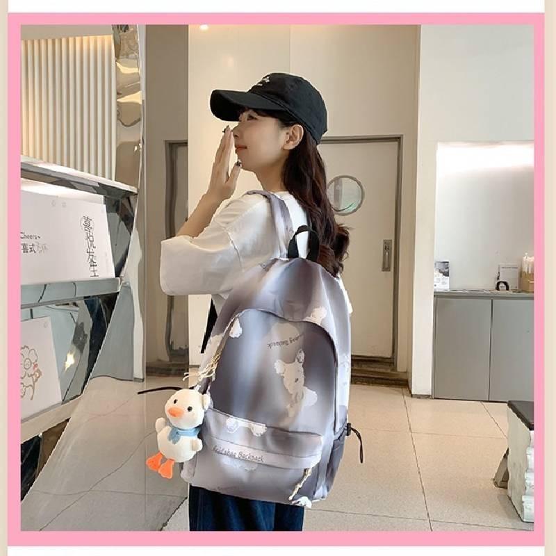 Fashionable Gradient Print Backpack With Spacious 20-35l Capacity And Waterproof Design